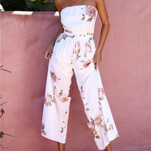 Hello Molly Middle of the Hill White Jumpsuit